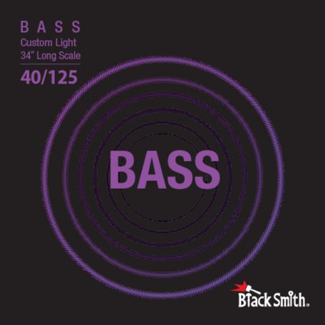 Струны для 5 струнной бас-гитары BlackSmith Bass Custom Light 34 Long Scale 40/125
