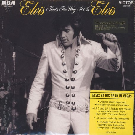 Виниловая пластинка Elvis Presley THATS THE WAY IT IS (180 Gram/Remastered/Gatefold)