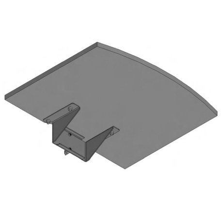 Распродажа (распродажа) Полка с консолью SMS Flatscreen shelf M/L grey (арт.310463), ПЦС