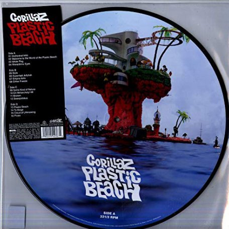 Виниловая пластинка Gorillaz, Plastic Beach (Limited Picture Vinyl)