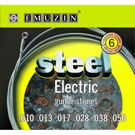 Струны для электрогитары Emuzin Steel Electric 6s 10-50