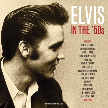 Виниловая пластинка FAT ELVIS PRESLEY, ELVIS IN THE 50s (180 Gram Red Vinyl)