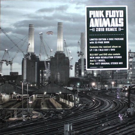 Виниловая пластинка Pink Floyd - Animals: 2018 Remix (Deluxe Edition Box Set Black Vinyl LP+CD+Blu-ray Audio+DVD)