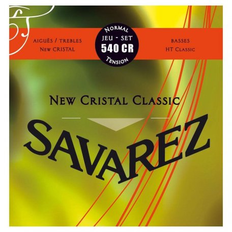 Струны для гитары Savarez 540CR  New Cristal Classic Red