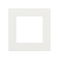 Ekinex Квадратная плата Fenix NTM, EK-SQS-FBM,  серия Surface,  окно 60х60,  цвет - Белый Мале