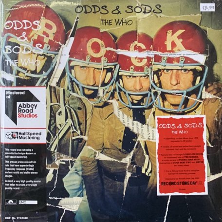 Виниловая пластинка The Who — ODDS & SODS (RSD LIM.ED.,COLOURED) (2LP)