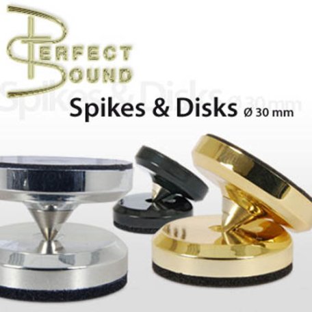 Аксессуар Perfect Sound 80 628 Spikes + Discs (4+4) Gold