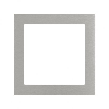 Ekinex Плата квадратная металлическая 60х60, EK-PQS-GBQ,  цвет - матовый алюминий