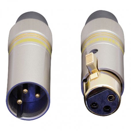 Разъем Tchernov Cable XLR Plug Classic G yellow male female pair