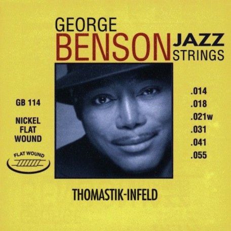 Струны для акустической гитары Thomastik GB114 George Benson Jazz