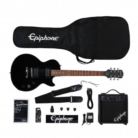 Электрогитара (комплект) Epiphone Les Paul Electric Guitar Player Pack Ebony