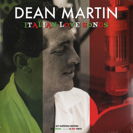 Виниловая пластинка FAT DEAN MARTIN, ITALIAN LOVE SONGS (180 Gram Green, White & Red Vinyl)