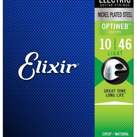 Струны Elixir 19052 OptiWeb Light 10-46