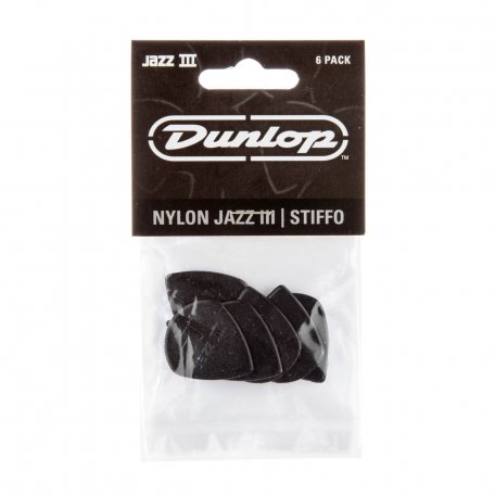 Медиаторы Dunlop 47P3S Nylon Jazz III (6 шт)