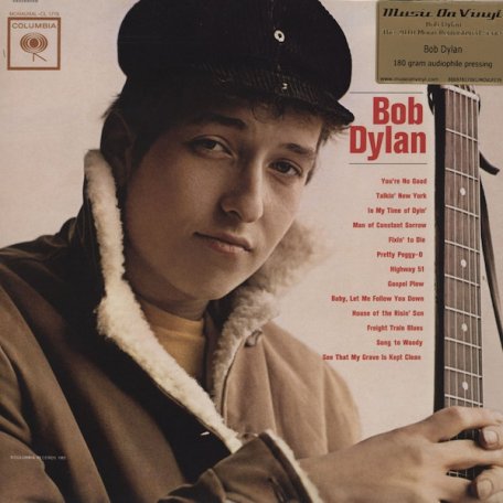 Виниловая пластинка Bob Dylan BOB DYLAN (180 Gram/Remastered)