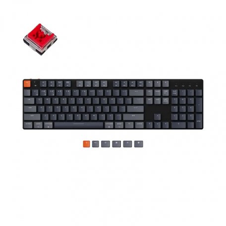 Беспроводная механическая клавиатура Keychron K5SE, Full Size, RGB, Red Switch