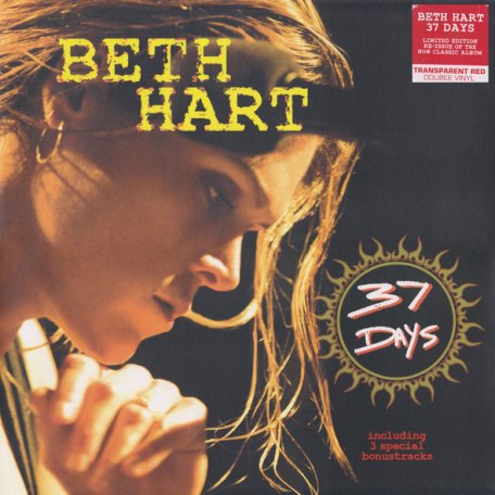Виниловая пластинка HART BETH - 37 DAYS - TRANSPARENT (RED LP)