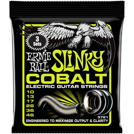 Струны для электрогитары Ernie Ball 3721 Regular Slinky Cobalt