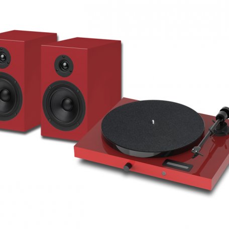 Комплект Pro-Ject SET JUKEBOX E1 + SPEAKER BOX 5 RED/RED