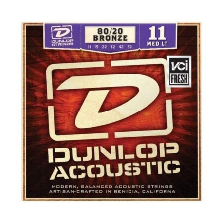 Струны для гитары Dunlop DAB1152 80/20 Bronze
