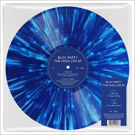 Виниловая пластинка Bloc Party - The High Life (EP) (RSD2024, Blue Splatter Vinyl LP)