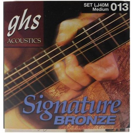 Струны для акустической гитары GHS LJ40M