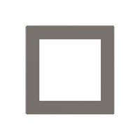 Ekinex Квадратная плата Fenix NTM, EK-DQS-FGL,  серия DEEP,  окно 60х60,  цвет - Серый Лондон