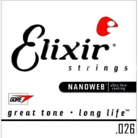 Струны для гитары Elixir 14126 NanoWeb 0.26