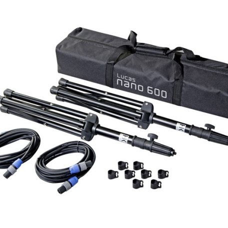 Стойка HK Audio HK AUDIO L.U.C.A.S. Nano 600 Add On Package 1 Набор аксессуаров для комплекта Nano 600, включает 2 стойки, 2 кабеля и сумку