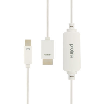 Кабель соединительный Prolink MP340 (Mini DisplayPort - HDMI  (M-M), 2м)