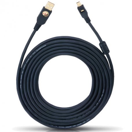 Кабель USB Oehlbach USB 2.0 cable A to miniUSB (for portable HDD) 1.5m (9121)