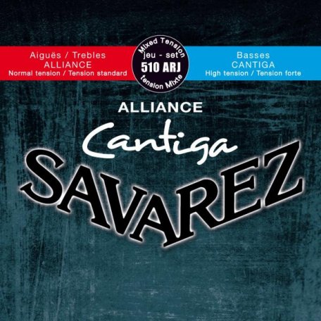 Струны для гитары Savarez 510ARJ  Alliance Cantiga Red/Blue