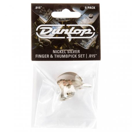 Когти Dunlop 33P015 Nickel Silver Fingerpick (5 шт)
