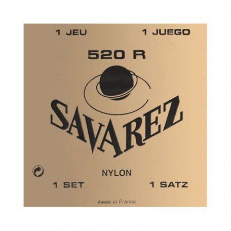 Струны для гитары Savarez 520R  Traditional Red