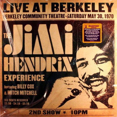 Виниловая пластинка Jimi Hendrix LIVE AT BERKELEY