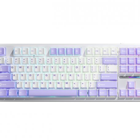 Механическая клавиатура AULA F87 White-Purple