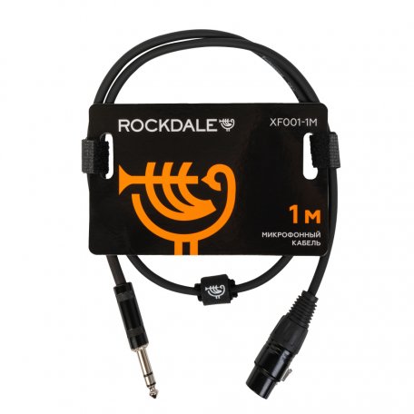 Микрофонный кабель ROCKDALE XF001-1M Black