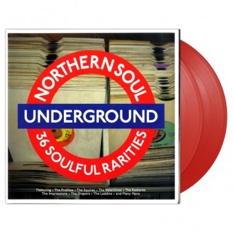 Виниловая пластинка FAT VARIOUS ARTISTS, NORTHERN SOUL UNDERGROUND (180 Gram Red Vinyl)
