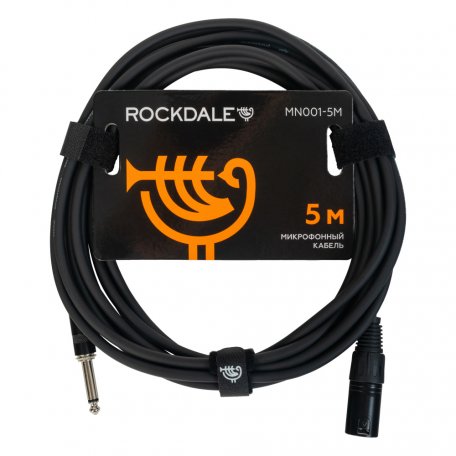 Микрофонный кабель ROCKDALE MN001-5M Black