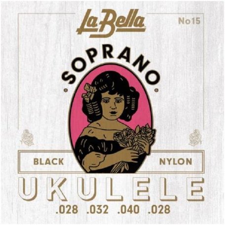 Струны для сопрано укулеле La Bella Ukulele 15