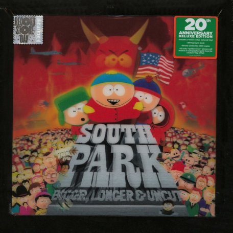 Виниловая пластинка WM VARIOUS ARTISTS, SOUTH PARK: BIGGER, LONGER & UNCUT. MUSIC FROM AND INSPIRED BY THE MOTION PICTURE (RSD2019/Limited Red, Orange & Blue, Green Vinyl/Book/Pop-Up)