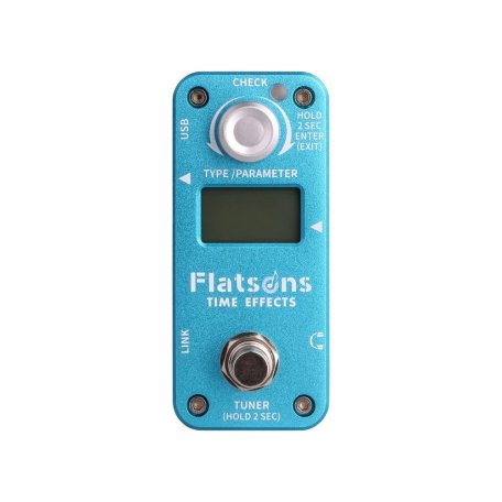 Педаль эффектов Flatsons FTE2 Time Effect blue