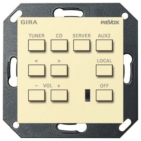 Настенная панель управления Revox M218 GIRA System 55 (глянцевый кремовый)
