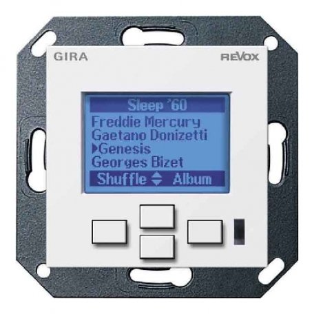 Настенная панель управления Revox M217 display GIRA System 55 (матовый белый)