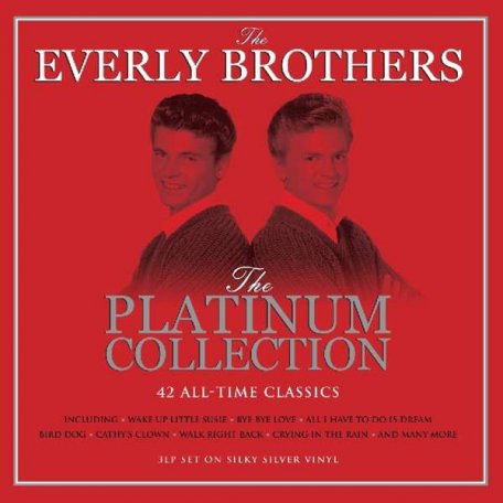Виниловая пластинка FAT EVERLY BROTHERS, PLATINUM COLLECTION (180 Gram Silver Vinyl)