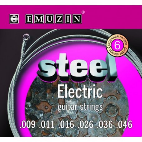 Струны для электрогитары Emuzin Steel Electric 6S 9-46