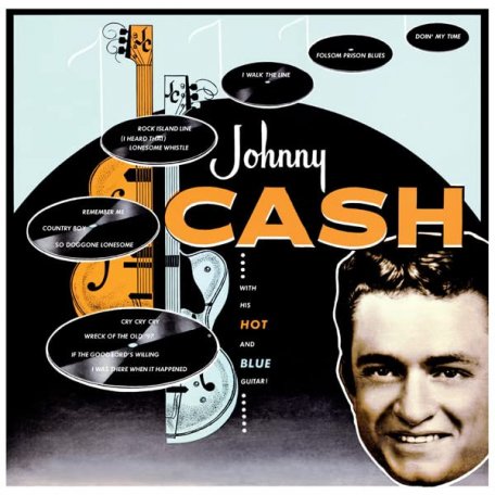 Виниловая пластинка CASH JOHNNY - WITH HIS HOT AND BLUE GUITAR (TURQUOISE MARBLE VINYL) (LP)