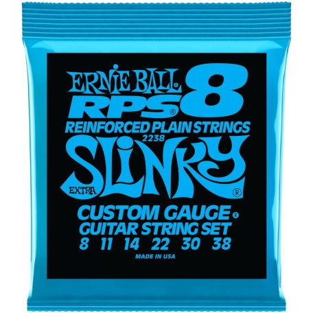 Струны для электрогитары Ernie Ball 2238 RPS8 Extra Slinky