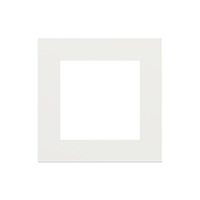 Ekinex Квадратная плата Fenix NTM, EK-DQG-FBM,  серия DEEP,  окно 55х55,  цвет - Белый Мале