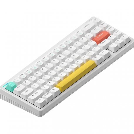 Беспроводная механическая клавиатура Nuphy Halo65 Rose Glacier Switch White